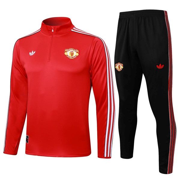 Sudadera De Training Manchester United 2025/2026 Rojo 5